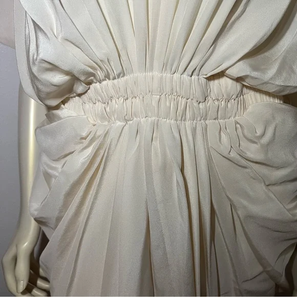 Miguelina Alexis Caftan Dress Size Large New Silk Crepe
